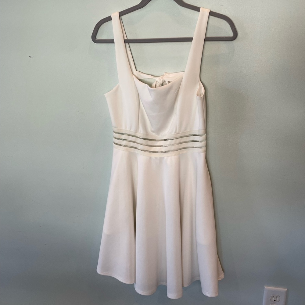 White simple dress